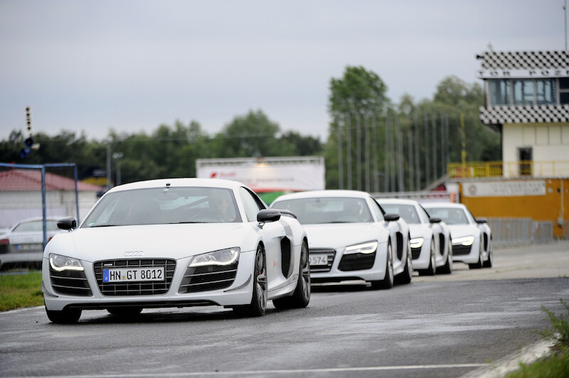 Audi R8 - tor Poznań