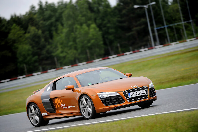 Audi R8 - tor Poznań
