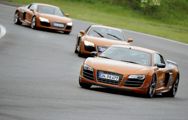 Audi R8 - tor Poznań