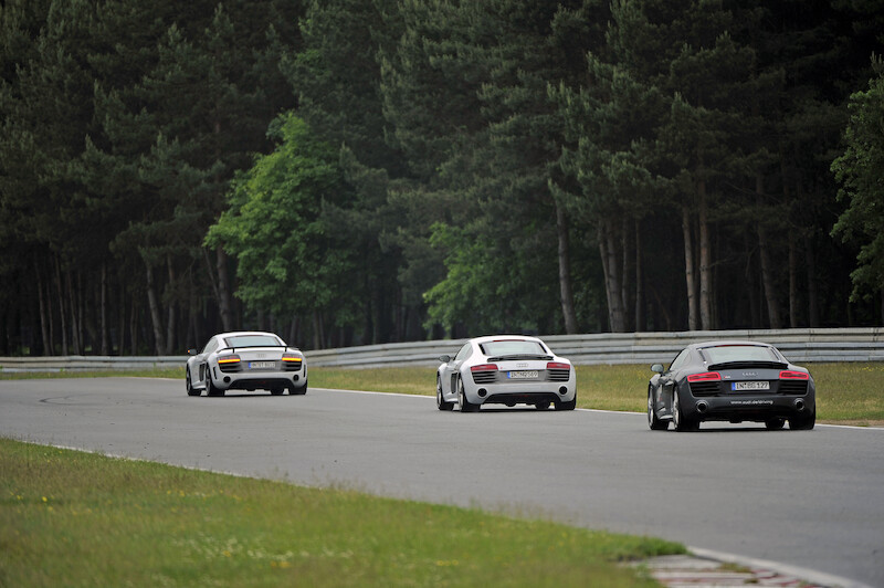 Audi R8 - tor Poznań