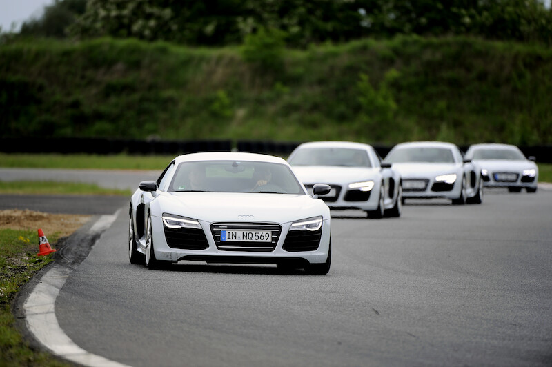 Audi R8 - tor Poznań