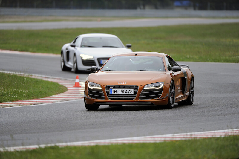 Audi R8 - tor Poznań