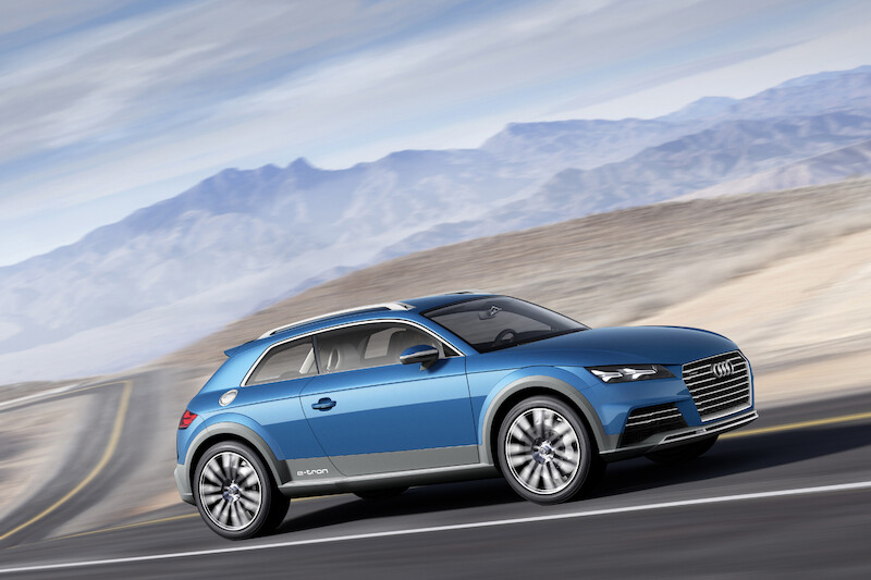 Crossover kompaktowych rozmiarów: pojazd koncepcyjny Audi allroad shooting brake