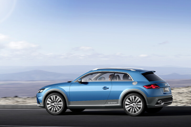Crossover kompaktowych rozmiarów: pojazd koncepcyjny Audi allroad shooting brake