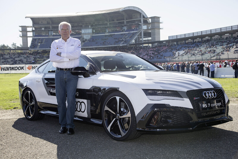 Próba zakończona pozytywnie: Audi RS 7 piloted driving concept