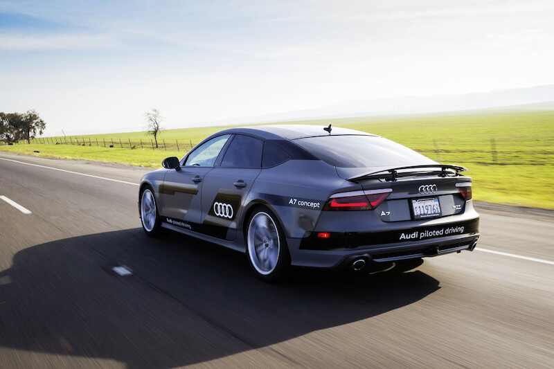 Audi A7 Sportback piloted driving concept pokonało 560 mil i zameldowało się na mecie w Las Vegas