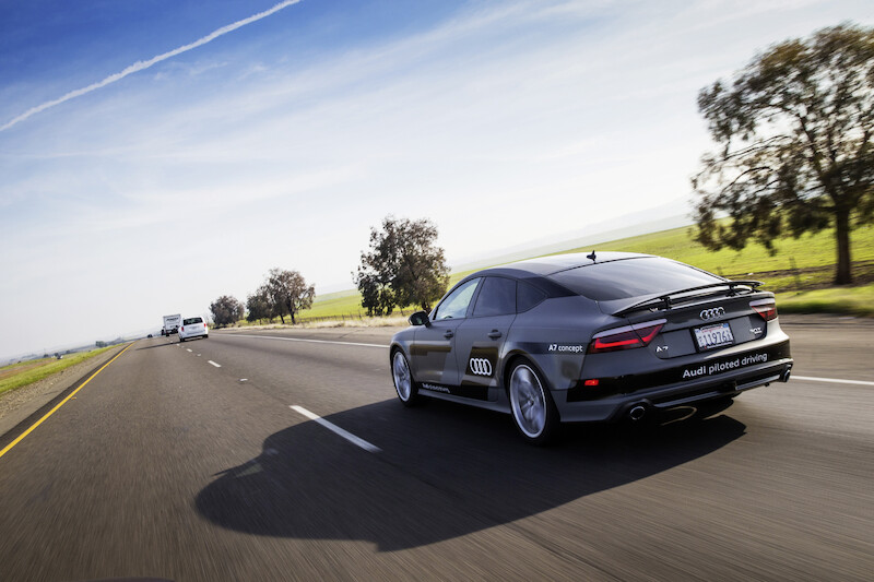 Długodystansowy test zakończony sukcesem: Audi A7 Sportback piloted driving concept pokonało 560 mil i zameldowało się na mecie w Las Vegas