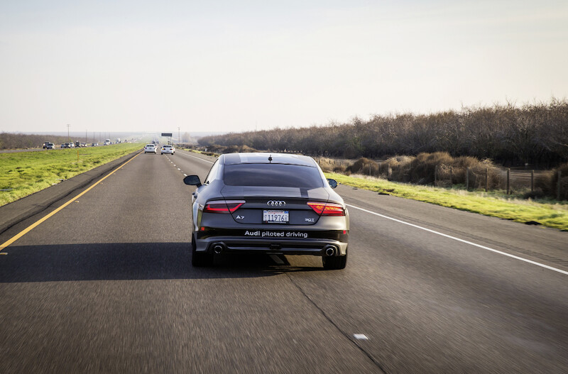 Długodystansowy test zakończony sukcesem: Audi A7 Sportback piloted driving concept pokonało 560 mil i zameldowało się na mecie w Las Vegas