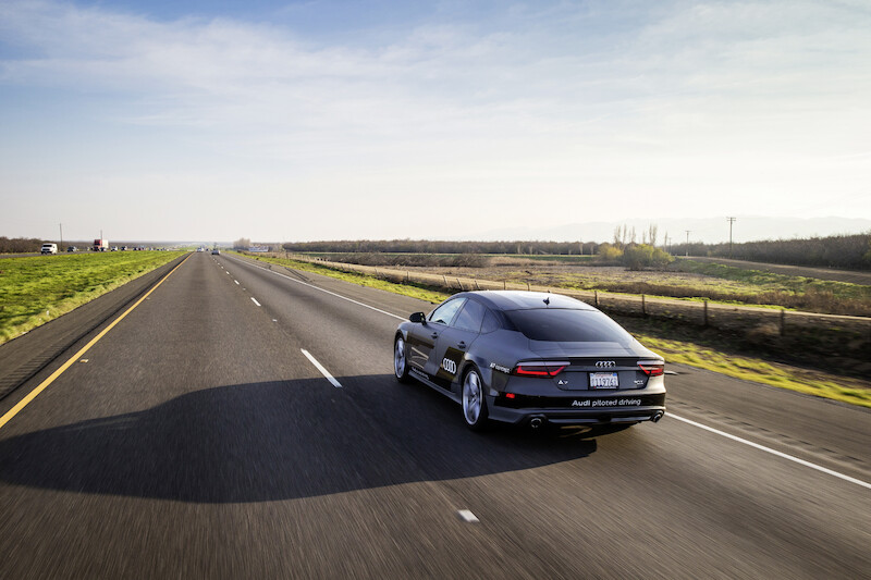 Długodystansowy test zakończony sukcesem: Audi A7 Sportback piloted driving concept pokonało 560 mil i zameldowało się na mecie w Las Vegas