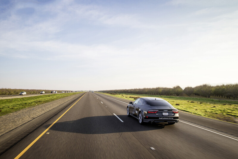 Długodystansowy test zakończony sukcesem: Audi A7 Sportback piloted driving concept pokonało 560 mil i zameldowało się na mecie w Las Vegas