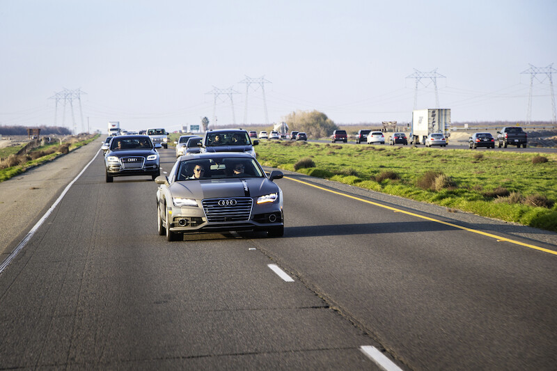 Długodystansowy test zakończony sukcesem: Audi A7 Sportback piloted driving concept pokonało 560 mil i zameldowało się na mecie w Las Vegas