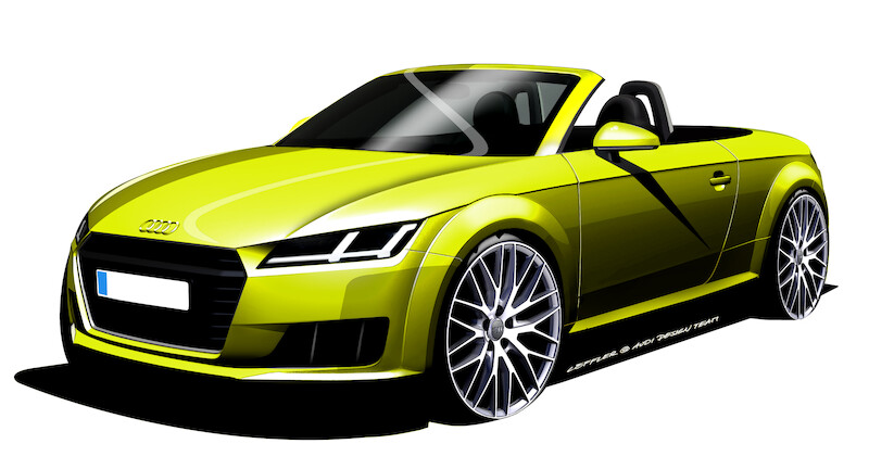 Audi TTS Roadster - szkice
