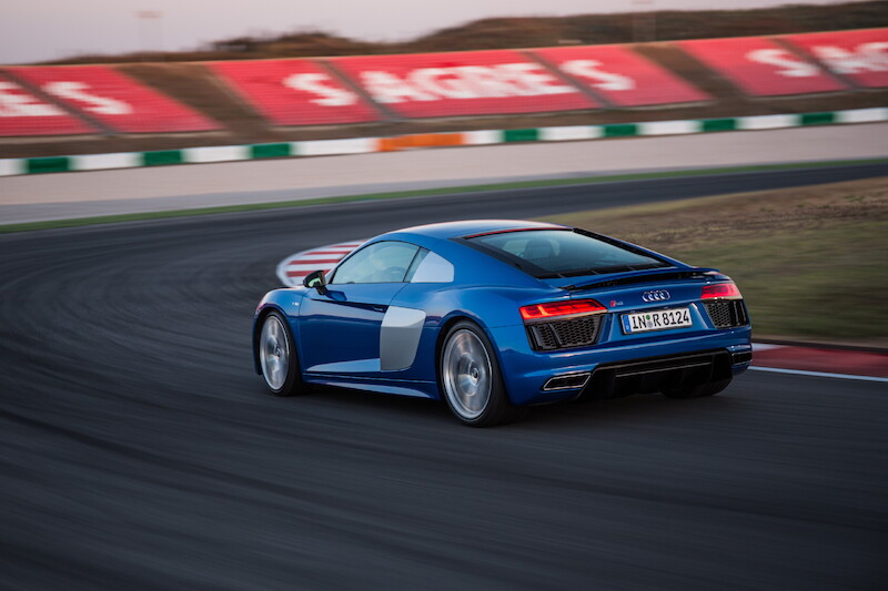 Audi R8 V10 - niebieski Ara
