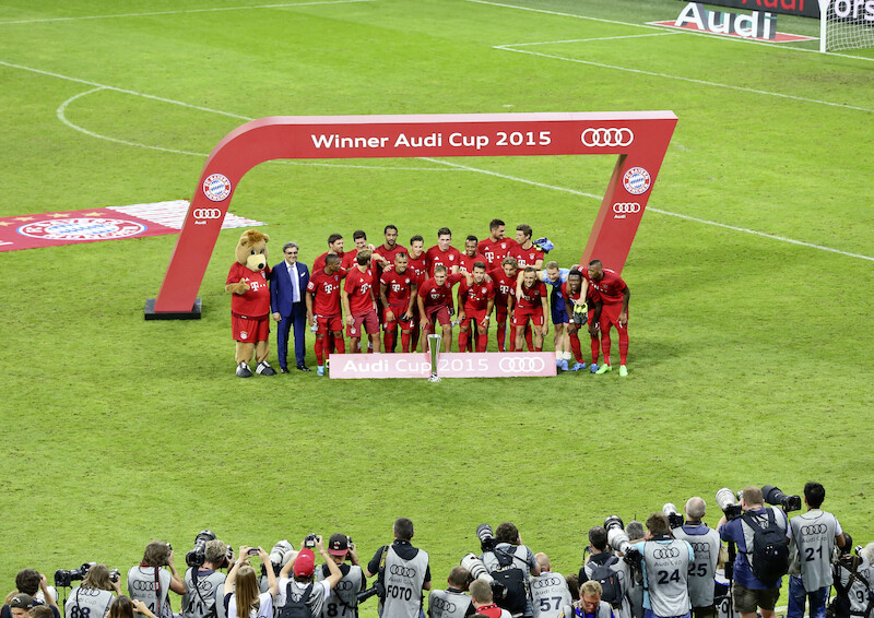 FC Bayern po raz trzeci zdobywa puchar Audi Cup