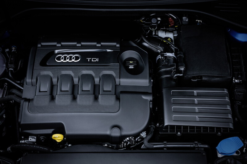 Audi A3 Sportback - niebieski Ara