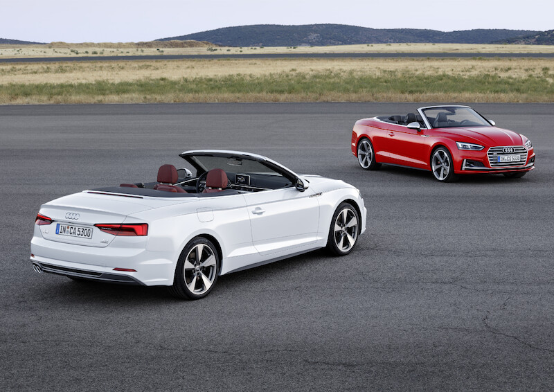 Nowe Audi A5 i S5 Cabriolet - otwarte na intensywną radość z jazdy