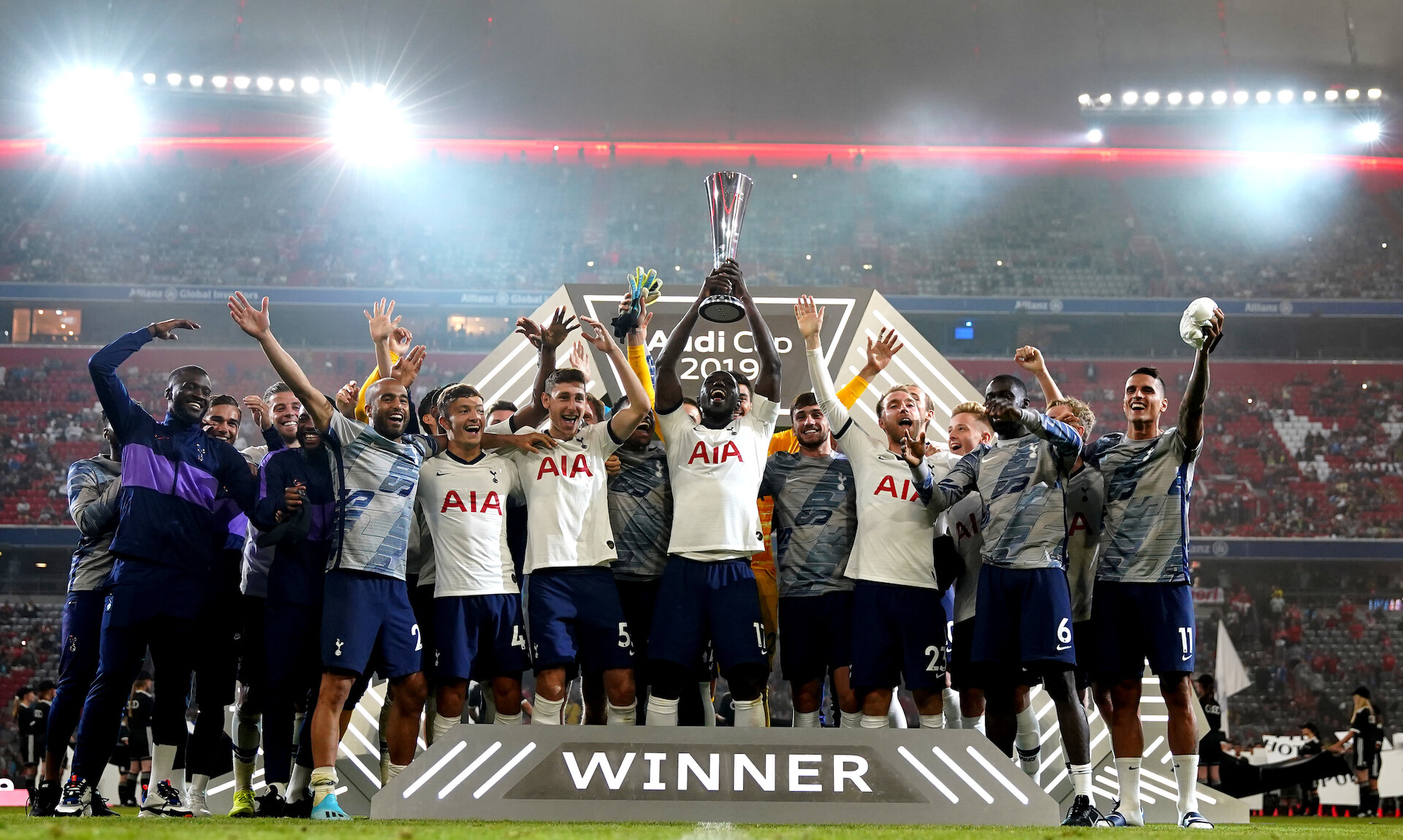Tottenham Hotspur zdobywa puchar turnieju Audi Cup 2019