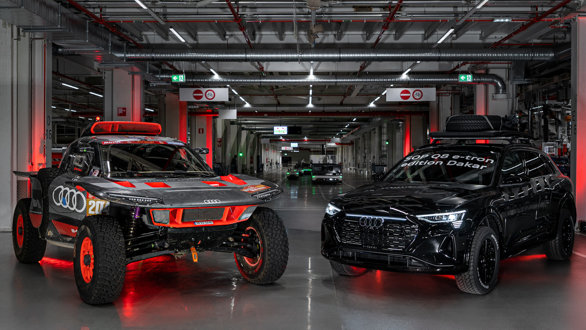 Początek produkcji Audi Q8 e-tron edition Dakar w Audi Brussels