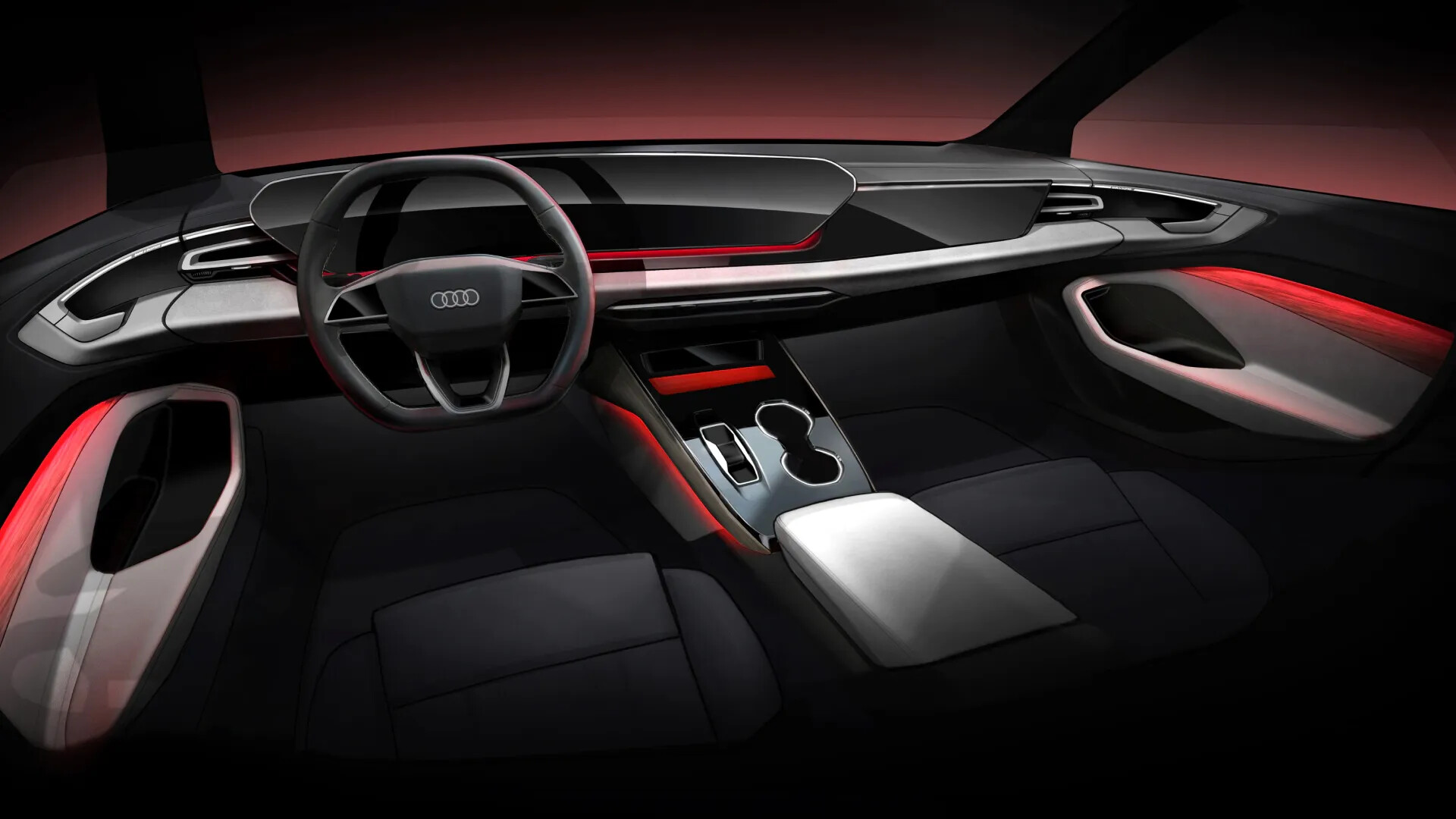 Światła we wnętrzu Audi A5